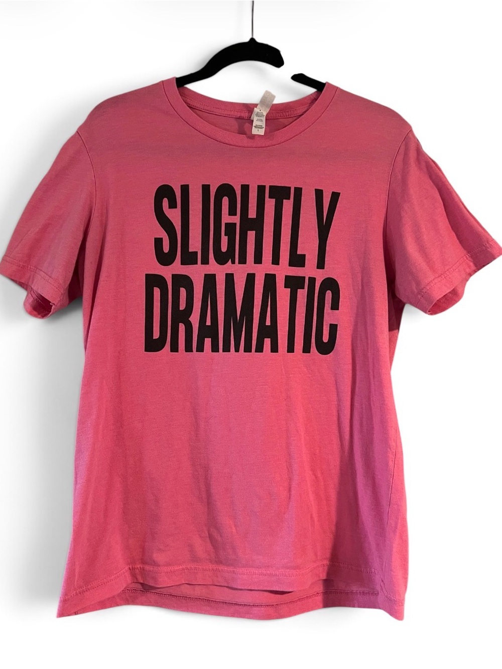 Slightly Dramatic Pink Graphic Women’s Tee